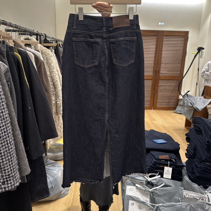 GILLI㊣東大門代購女士新款真品職業人氣推薦熱賣時尚休閑長裙GILLI長裙