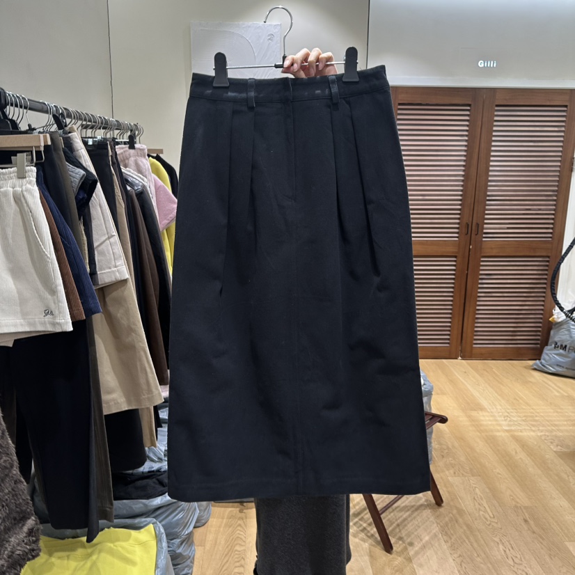 GILLI㊣東大門代購女士新品熱賣休閑推薦職業時尚長裙羊毛特價GILLI長裙圖色2