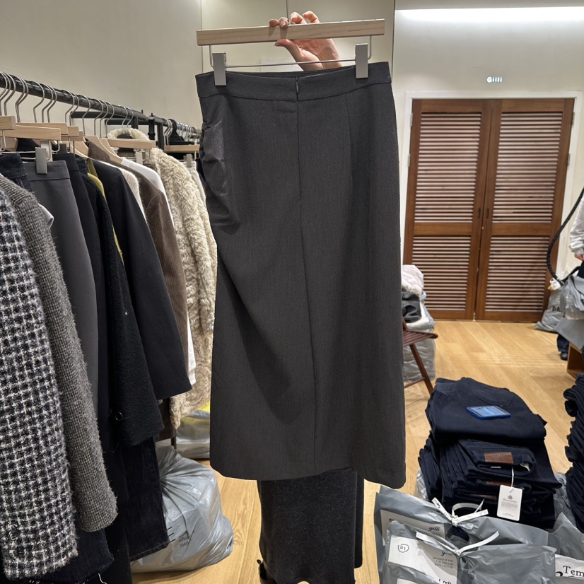 GILLI韓國代購㊣女士新款休閑人氣職業推薦熱賣真品時尚長裙GILLI長裙