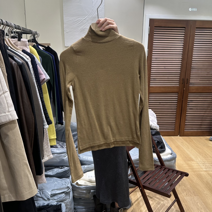GILLI㊣東大門實拍女士新品時尚休閑職業推薦26春夏長袖T恤GILLI長袖T恤圖色1