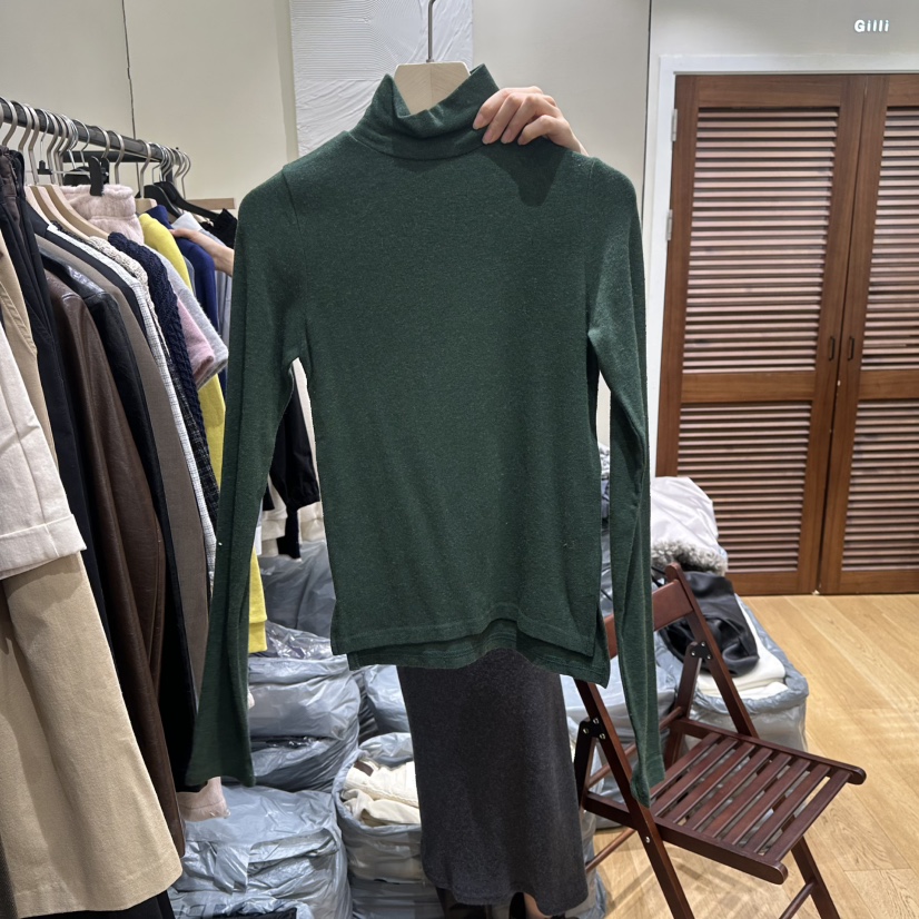 GILLI㊣東大門實拍女士新品時尚休閑職業推薦26春夏長袖T恤GILLI長袖T恤圖色2
