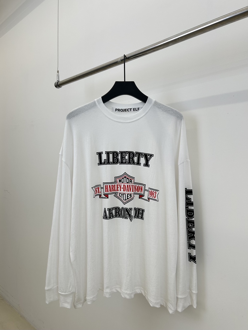 ELF-L㊣東大門代購女裝新品人氣推薦職業真品熱賣長袖T恤春款PROJECT ELF/ELF-L長袖T恤圖色1