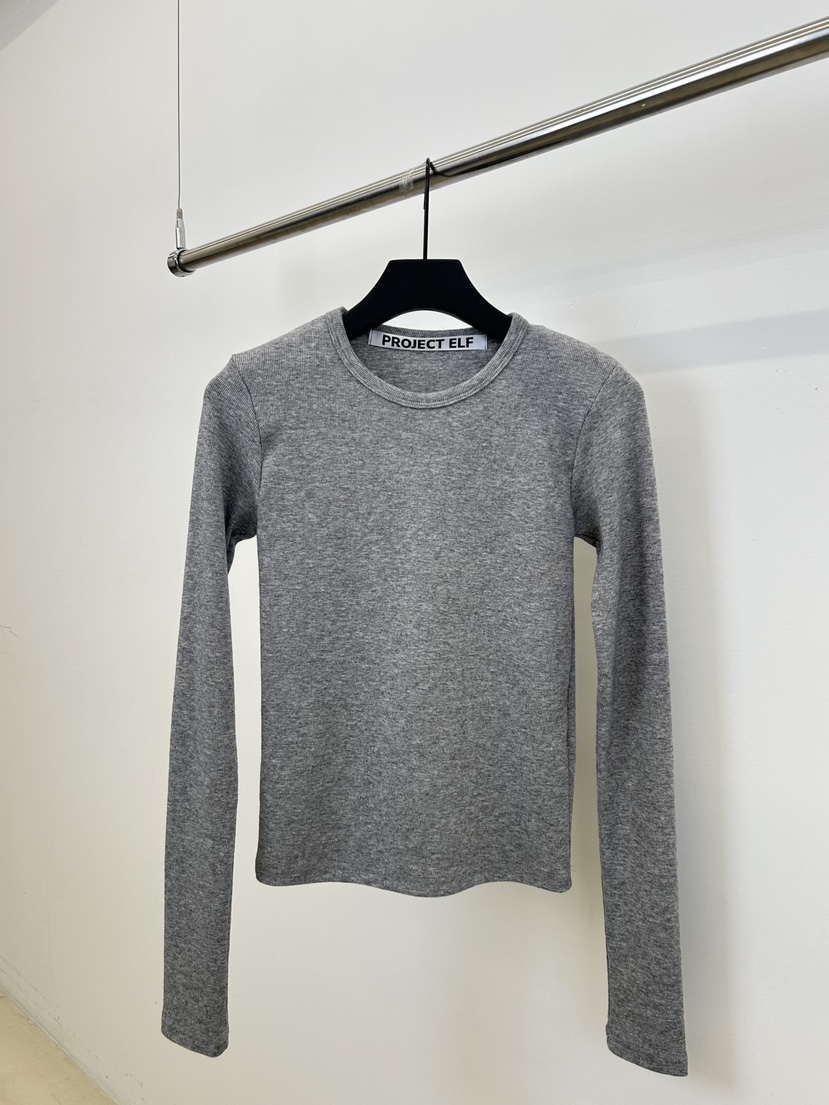 ELF-L㊣東大門代購女裝新品熱賣推薦人氣職業休閑長袖T恤春款PROJECT ELF/ELF-L長袖T恤圖色2