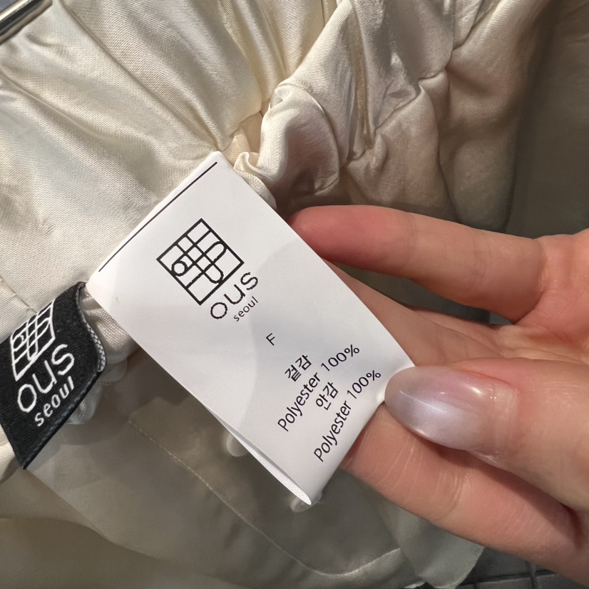 OUS/INCH-L韓國直郵㊣女裝新款推薦真品短褲春款蕾絲緞面OUS/INCH短褲