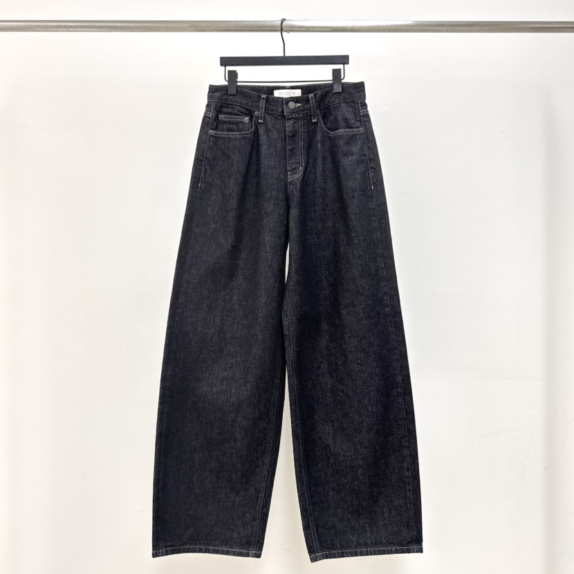 RIVER東大門直郵㊣女裝新款人氣休閑熱賣真品時尚休閑褲春款WATER/RIVER休閑褲圖色2黑色