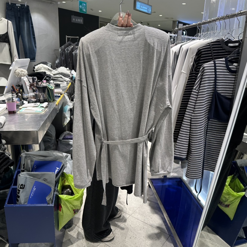 HERTZ-P韓國代購㊣女士新品時尚休閑真品26春夏長袖T恤春款HERTZ-P長袖T恤