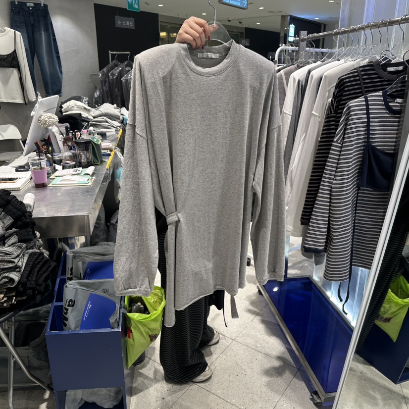 HERTZ-P韓國代購㊣女士新品時尚休閑真品26春夏長袖T恤春款HERTZ-P長袖T恤圖色2