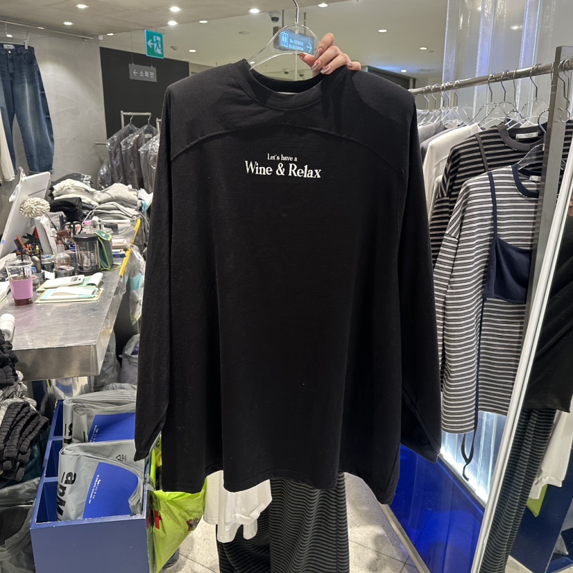 HERTZ-P㊣東大門代購女裝新款熱賣推薦職業休閑長袖T恤春款HERTZ-P長袖T恤圖色2