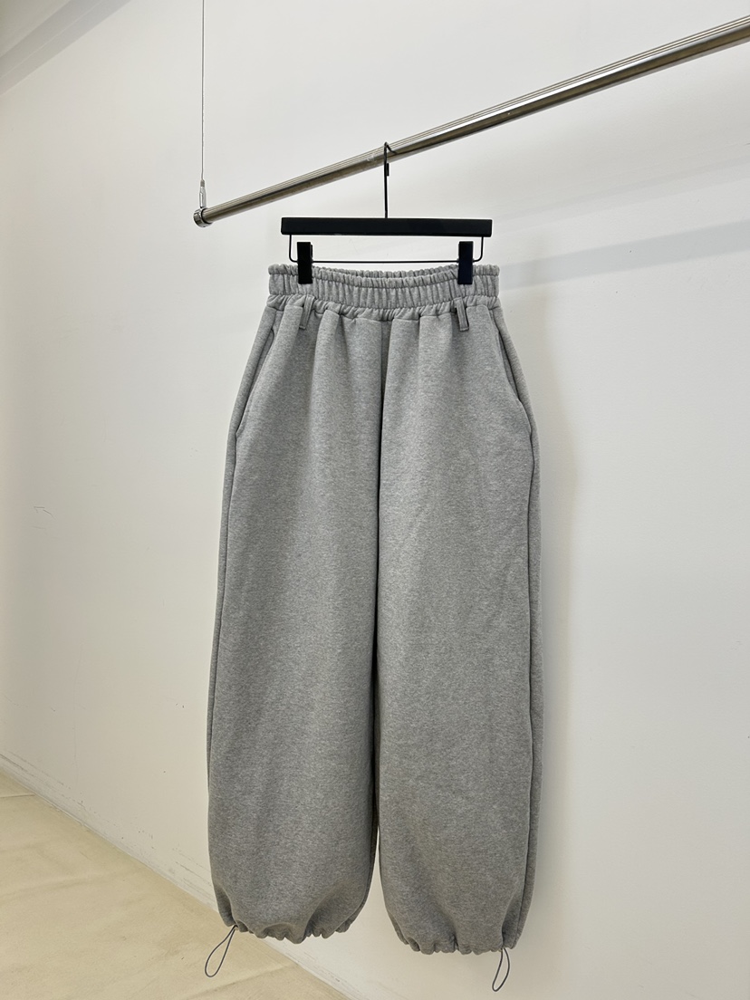 ELF-L韓國直郵㊣女裝新品休閑休閑褲不含腰帶抓絨系帶春款PROJECT ELF/ELF-L休閑褲圖色1