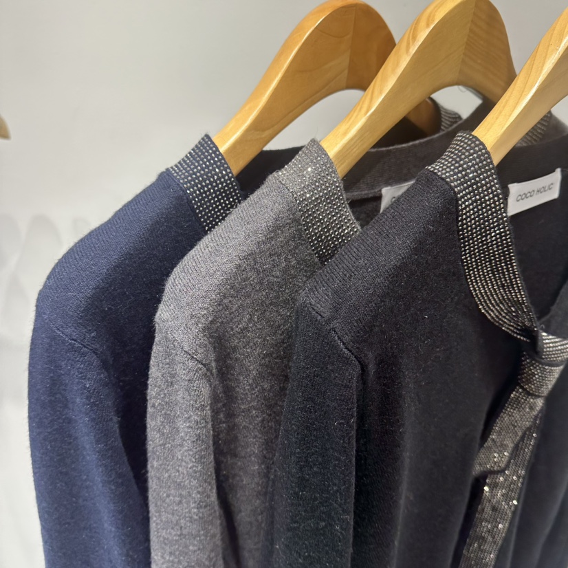 COCO HOLIC韓國代購㊣女士新品真品熱賣職業休閑26春夏針織衫COCO HOLIC針織衫