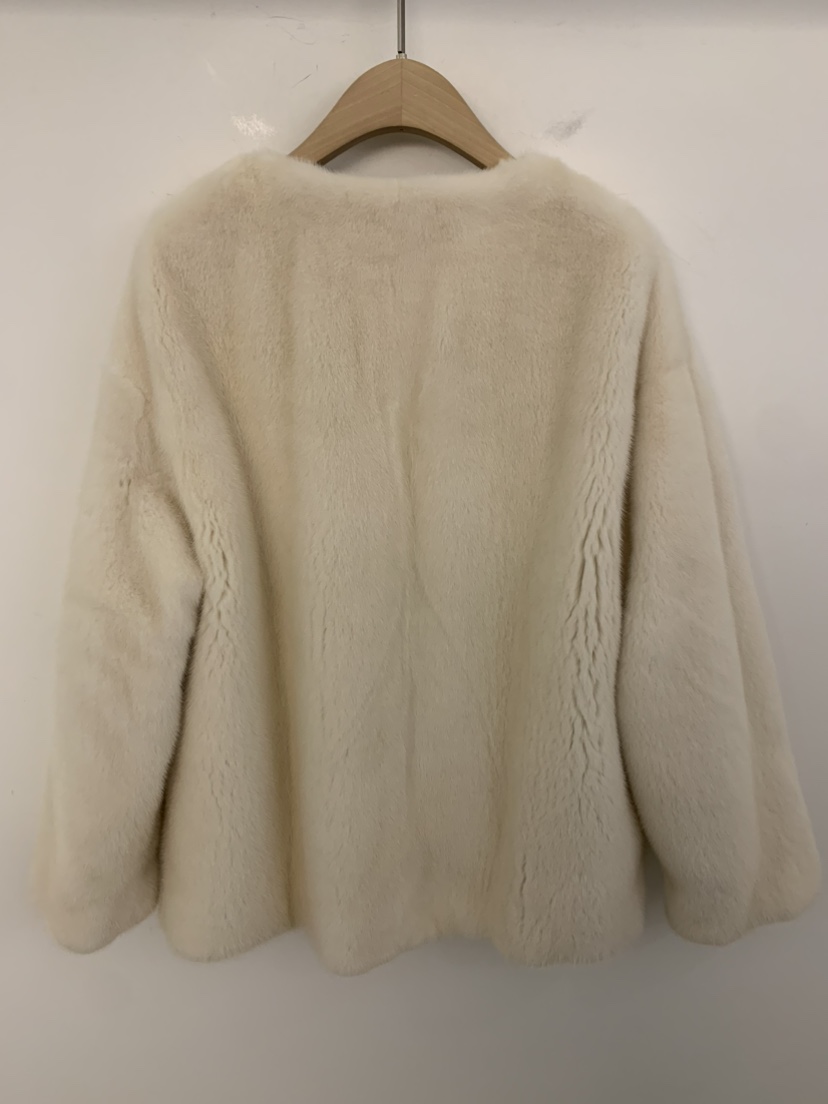 UNDER KEY㊣東大門實拍女裝新品休閑時尚短款大衣貂皮貂絨UNDER KEY短款大衣