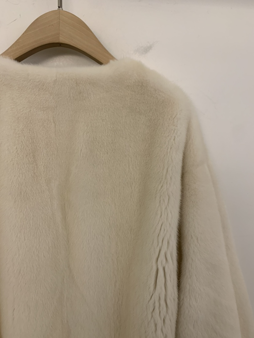 UNDER KEY㊣東大門實拍女裝新品休閑時尚短款大衣貂皮貂絨UNDER KEY短款大衣