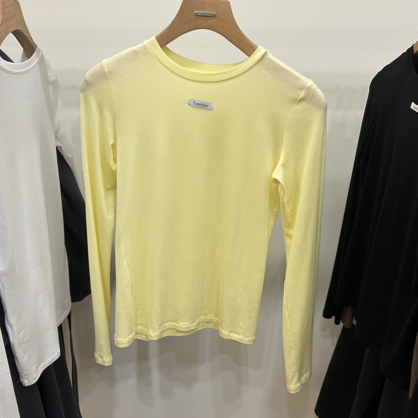 3 ANOTHER東大門直郵㊣女士新品人氣推薦真品26春夏長袖T恤春款3 ANOTHER長袖T恤圖色2