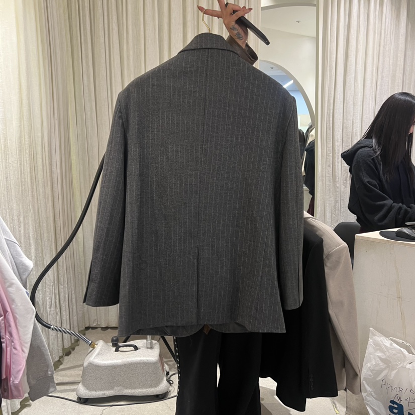 PAPERMOON韓國直郵㊣女裝新款時尚休閑真品夾克法蘭絨羊毛套裝paper moon夾克