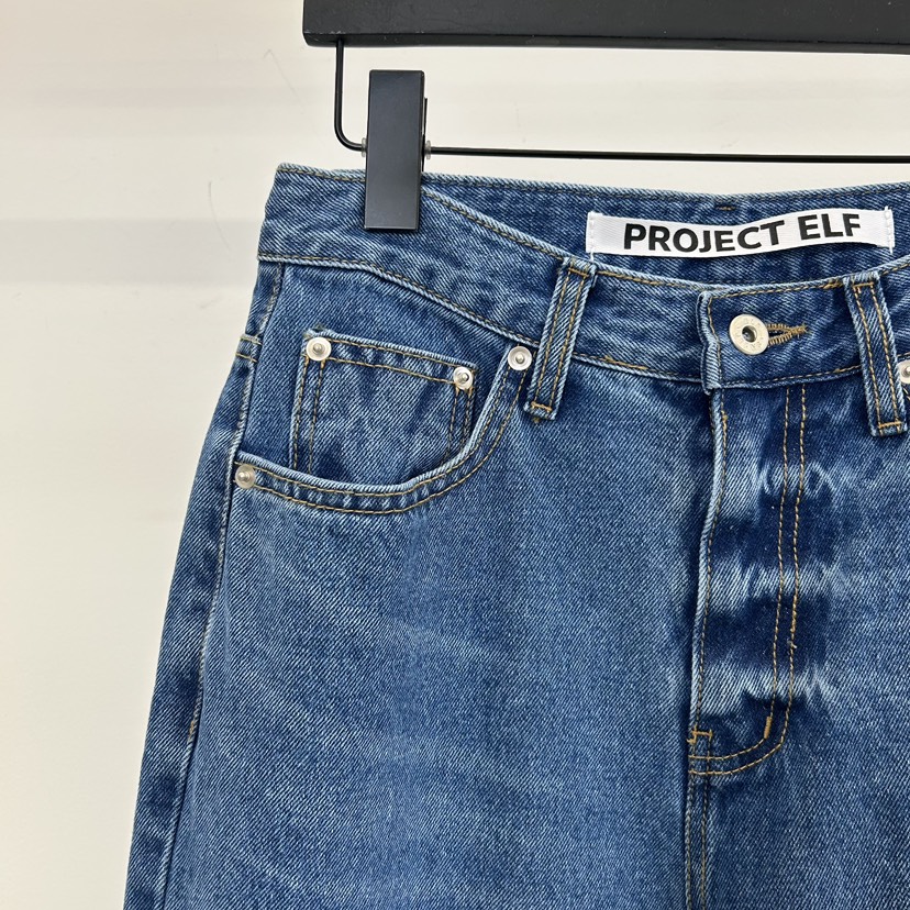 ELF-L東大門直郵㊣女裝新品職業熱賣26春夏時尚牛仔褲春款PROJECT ELF/ELF-L牛仔褲