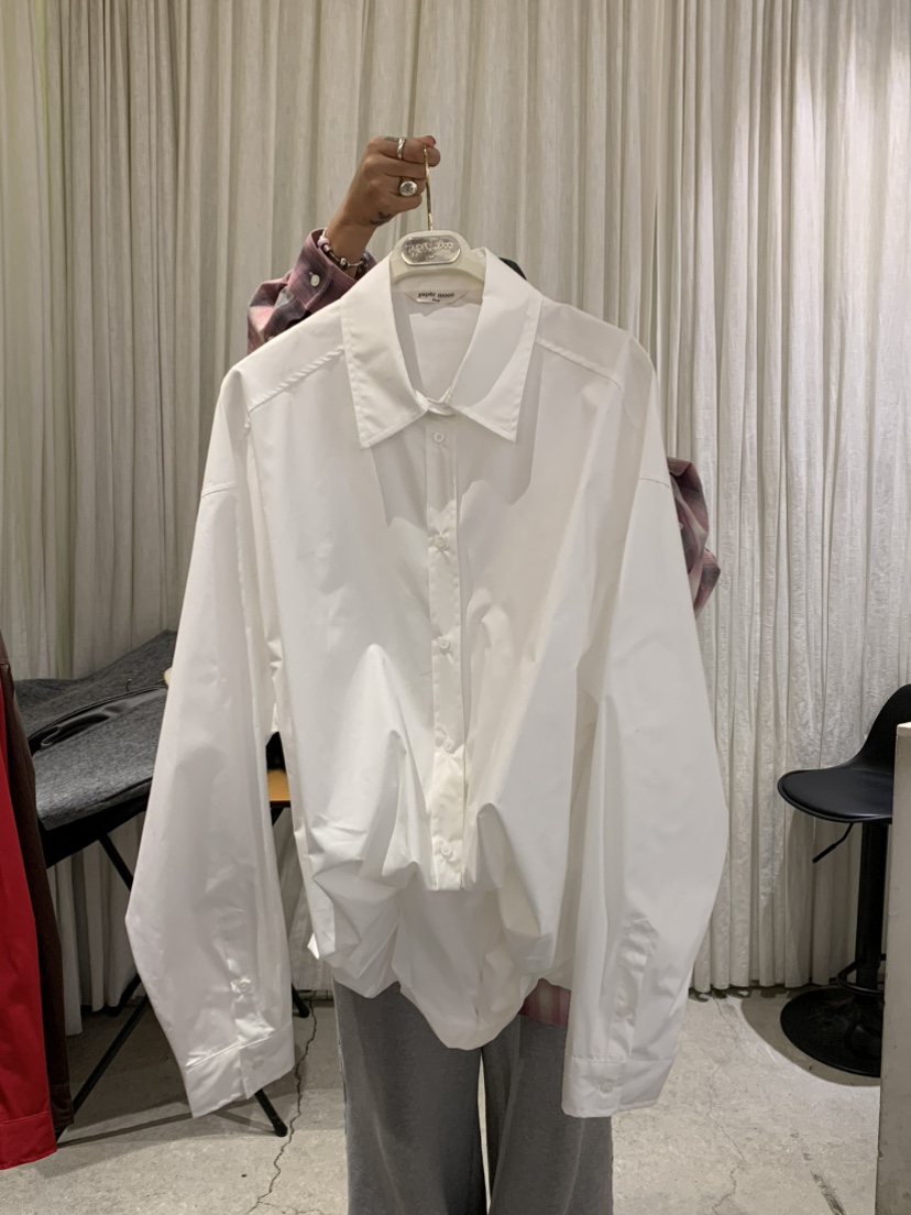 PAPERMOON㊣東大門實拍女士新品真品襯衫蕾絲衫春款寬松棉絨paper moon襯衫/蕾絲衫圖色4