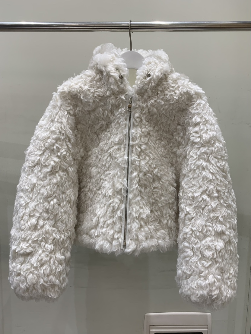 THE SIGNATURE韓國直郵㊣女士新款熱賣26春夏夾克毛皮皮革連帽THE SIGNATURE夾克圖色1