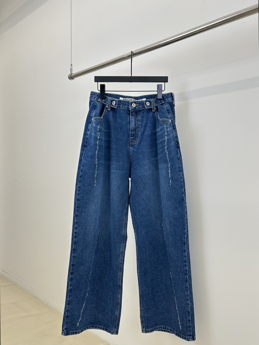 ELF-L韓國直郵㊣女士新款推薦人氣時尚休閑熱賣牛仔褲春款PROJECT ELF/ELF-L牛仔褲圖色1