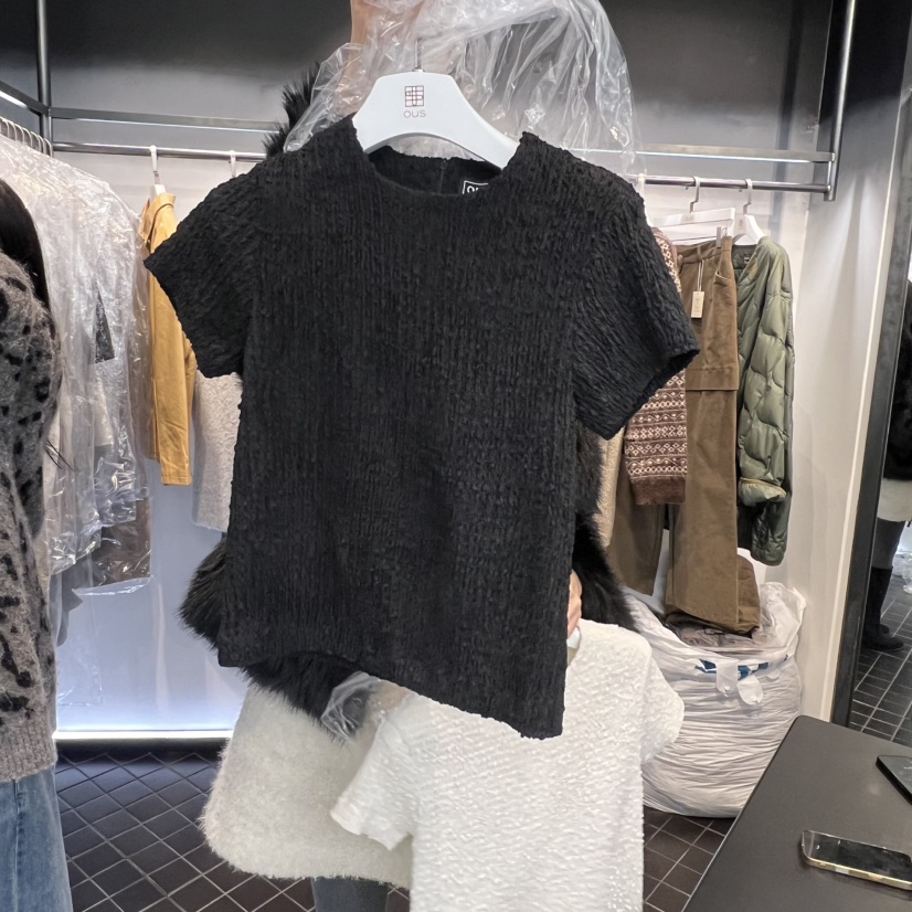 OUS/INCH-L㊣東大門實拍女裝新款熱賣推薦時尚人氣T恤春款OUS/INCHT恤圖色3