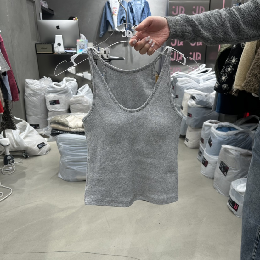 JUDYQUE㊣東大門實拍女士新款職業熱賣時尚休閑吊帶背心春款JUDYQUE吊帶/背心圖色2