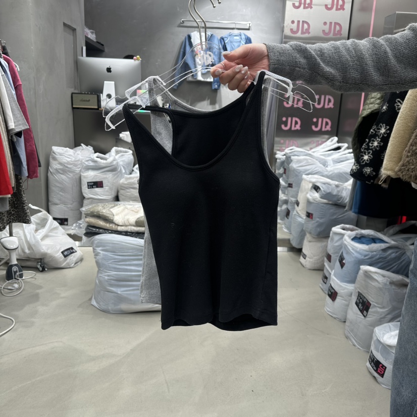 JUDYQUE㊣東大門實拍女士新款職業熱賣時尚休閑吊帶背心春款JUDYQUE吊帶/背心圖色3