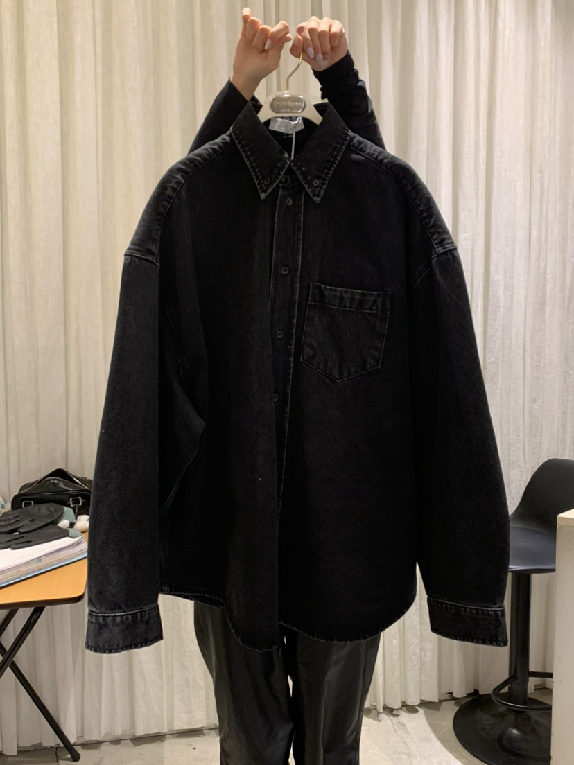 PAPERMOON韓國代購㊣女裝新款人氣職業襯衫蕾絲衫水洗春款超長paper moon襯衫/蕾絲衫圖色2