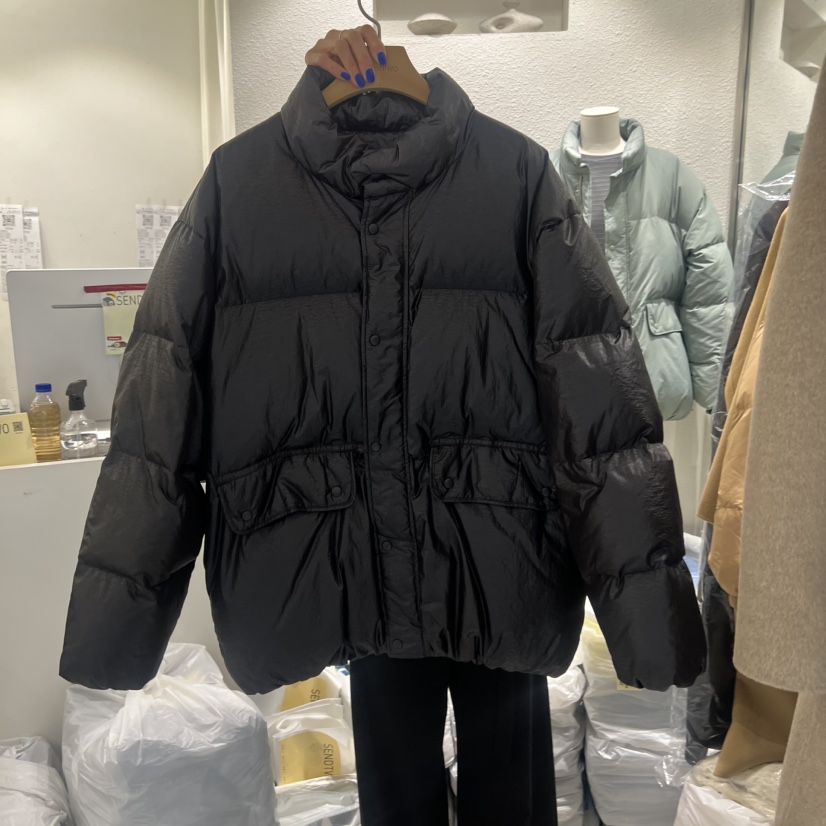 SENDTWO韓國直郵㊣女士新品休閑熱賣職業短款羽絨服高領鴨絨SENDTWO短款羽絨服圖色2