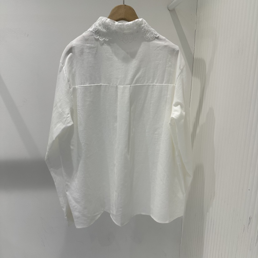 COCO HOLIC㊣東大門代購女士新品真品休閑襯衫蕾絲衫口袋蕾絲COCO HOLIC襯衫/蕾絲衫