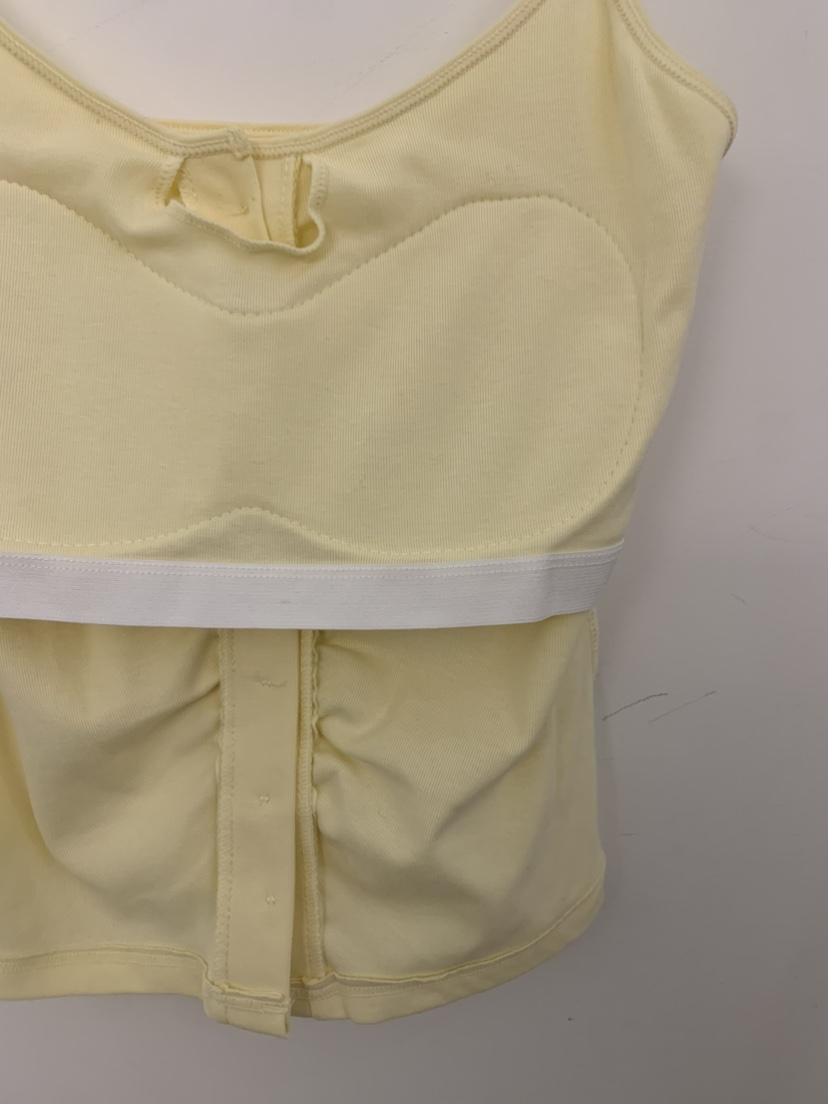 UNDER KEY㊣東大門實拍女士新款人氣時尚吊帶背心褶皺紐扣UNDER KEY吊帶/背心