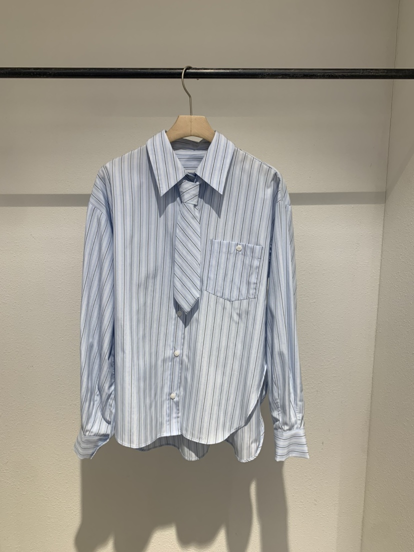 IR BIEN/BIENBIEN韓國直郵㊣女士新品熱賣襯衫蕾絲衫含領帶春款IR BIEN/BIENBIEN襯衫/蕾絲衫圖色4