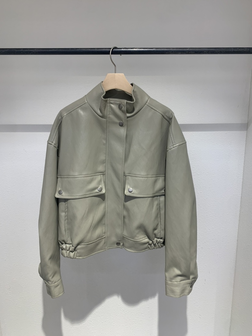 IR BIEN/BIENBIEN㊣東大門代購女士新款時尚夾克皮革春款IR BIEN/BIENBIEN夾克圖色1