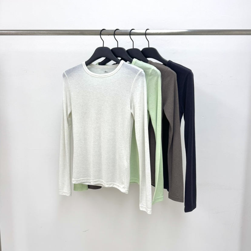 RIVER㊣東大門代購女裝新品休閑熱賣推薦職業真品長袖T恤春款WATER/RIVER長袖T恤