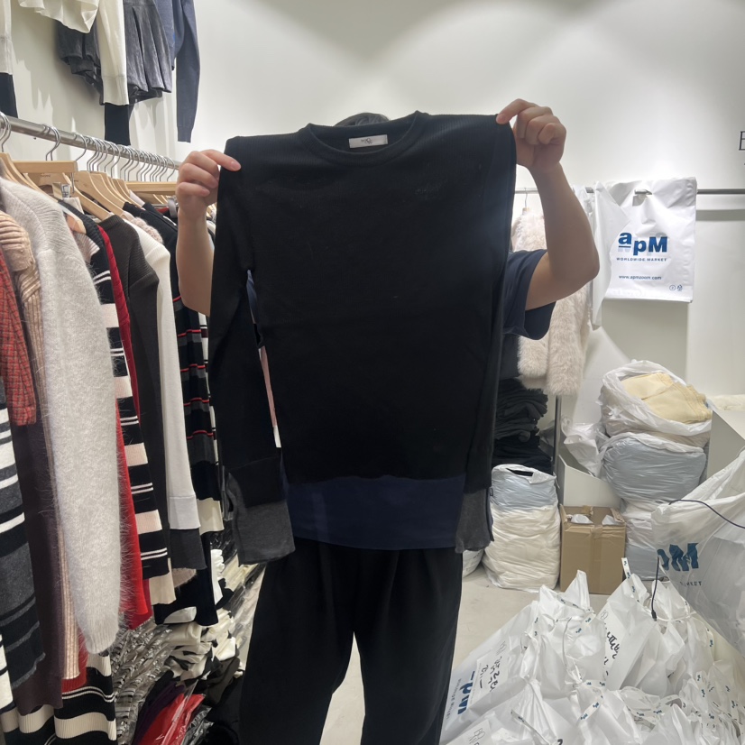 BY BOMI㊣東大門代購女士新款職業26春夏時尚休閑人氣長袖T恤BY BOMI長袖T恤圖色3