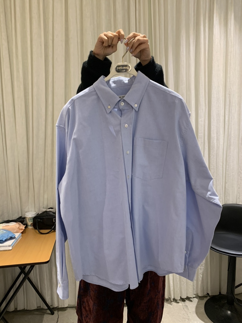 PAPERMOON韓國直郵㊣女裝新品真品熱賣襯衫蕾絲衫春款棉質紐扣paper moon襯衫/蕾絲衫圖色1