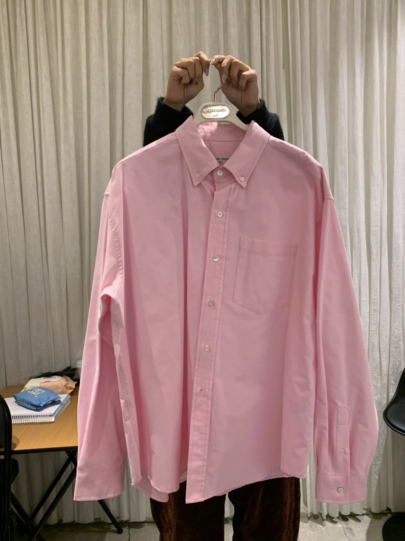 PAPERMOON韓國直郵㊣女裝新品真品熱賣襯衫蕾絲衫春款棉質紐扣paper moon襯衫/蕾絲衫圖色3