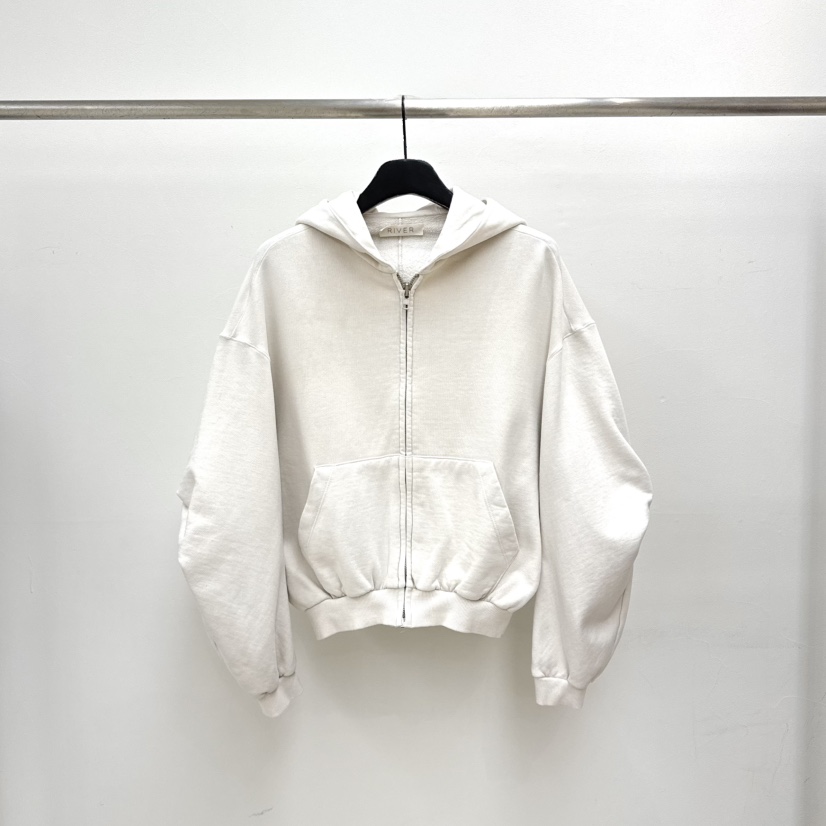 RIVER東大門直郵㊣女裝新款時尚真品休閑人氣夾克拉鏈春款連帽WATER/RIVER夾克圖色1