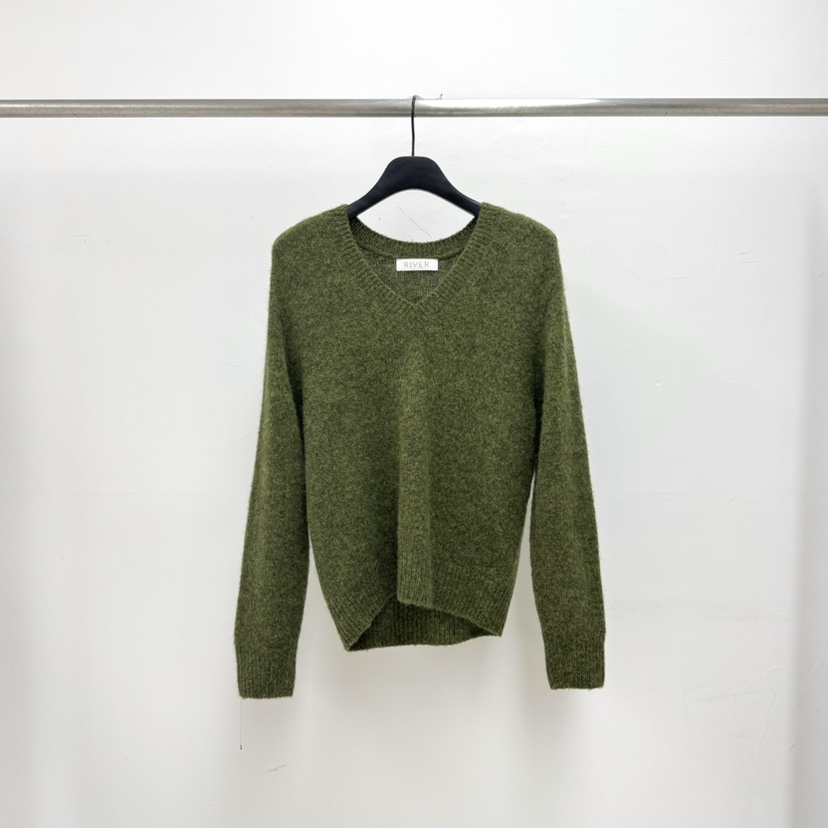 RIVER韓國直郵㊣女士新品職業26春夏推薦真品時尚熱賣毛衣春款WATER/RIVER毛衣圖色3