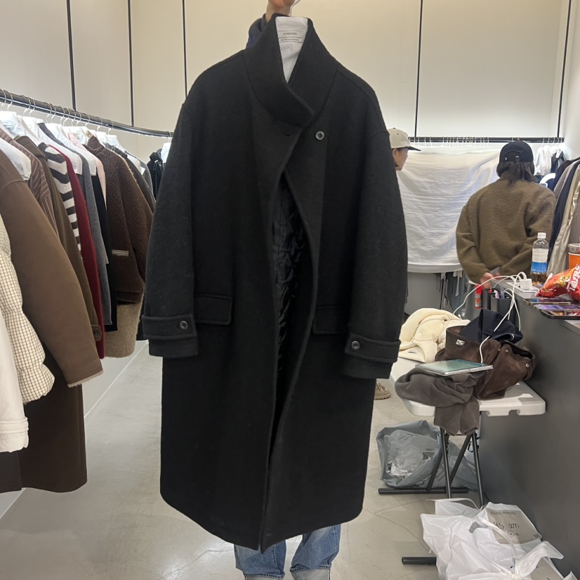 BAKING POWDER㊣東大門代購女士新款26春夏時尚中長款大衣BAKING POWDER中長款大衣圖色1