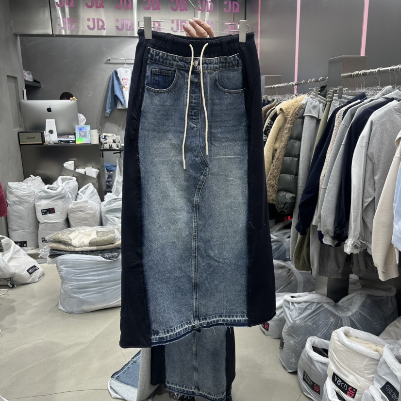 JUDYQUE㊣東大門實拍女裝新品26春夏職業熱賣休閑推薦長裙春款JUDYQUE長裙圖色2