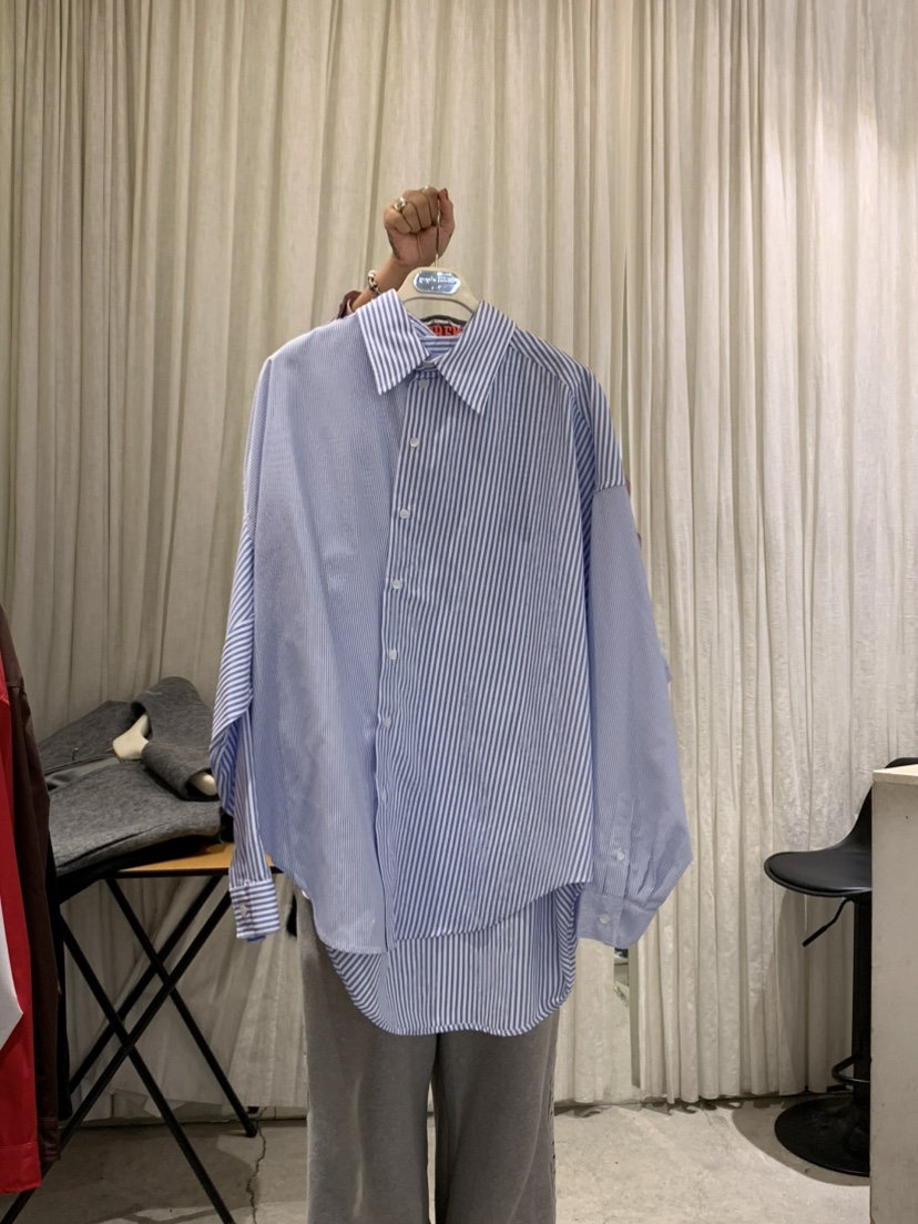 PAPERMOON㊣東大門實拍女士新品人氣時尚襯衫蕾絲衫春款紐扣paper moon襯衫/蕾絲衫圖色2