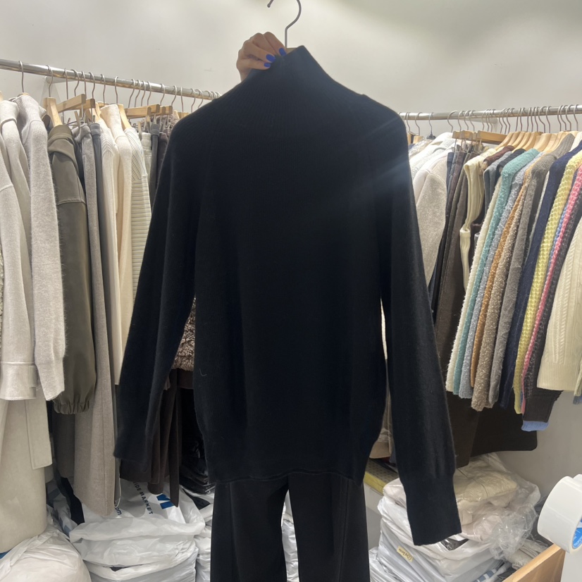 SENDTWO㊣東大門實拍女士新款休閑26春夏真品人氣針織衫高領SENDTWO針織衫圖色4