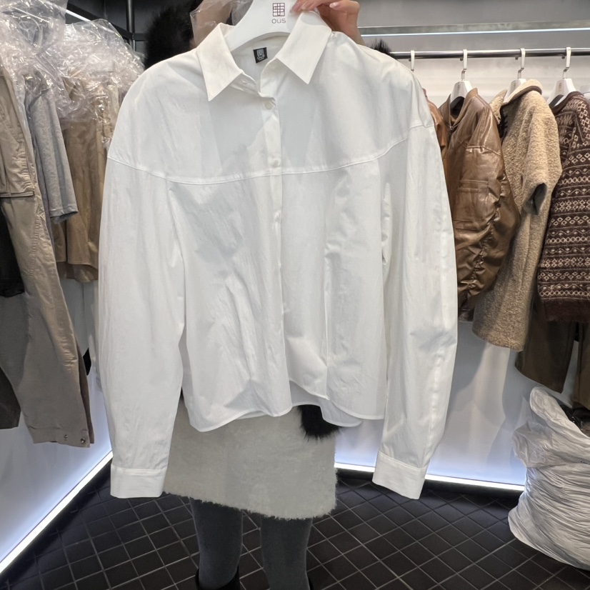 OUS/INCH-L東大門直郵㊣女士新款職業人氣襯衫蕾絲衫春款OUS/INCH襯衫/蕾絲衫圖色1