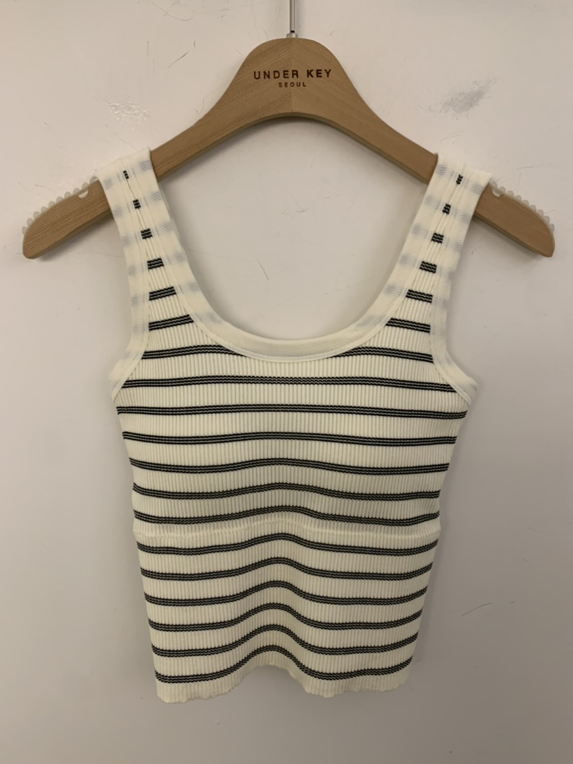 UNDER KEY韓國代購㊣女士新品真品時尚熱賣休閑職業吊帶背心UNDER KEY吊帶/背心圖色1