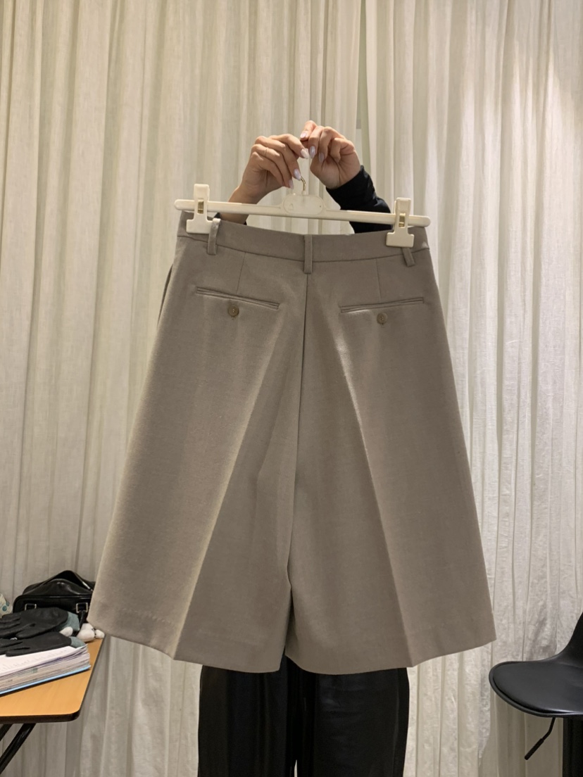 PAPERMOON韓國代購㊣女裝新品真品職業時尚短褲法蘭絨羊毛春款paper moon短褲