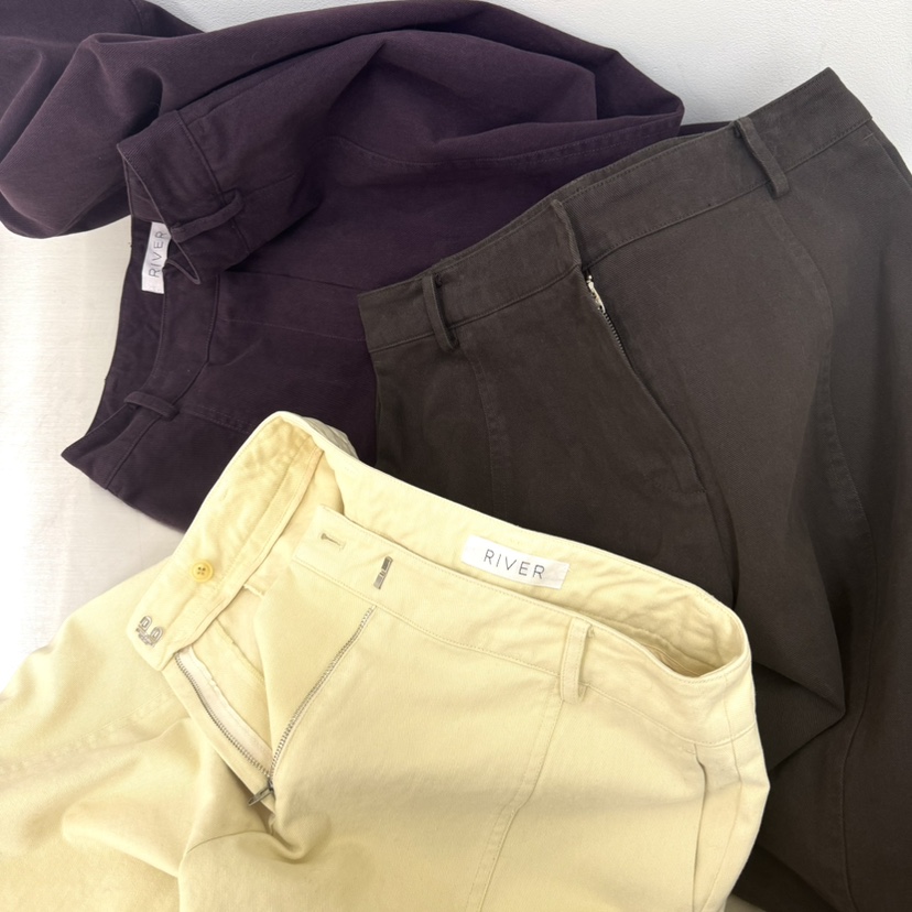 RIVER東大門直郵㊣女裝新款時尚26春夏真品職業休閑休閑褲春款WATER/RIVER休閑褲