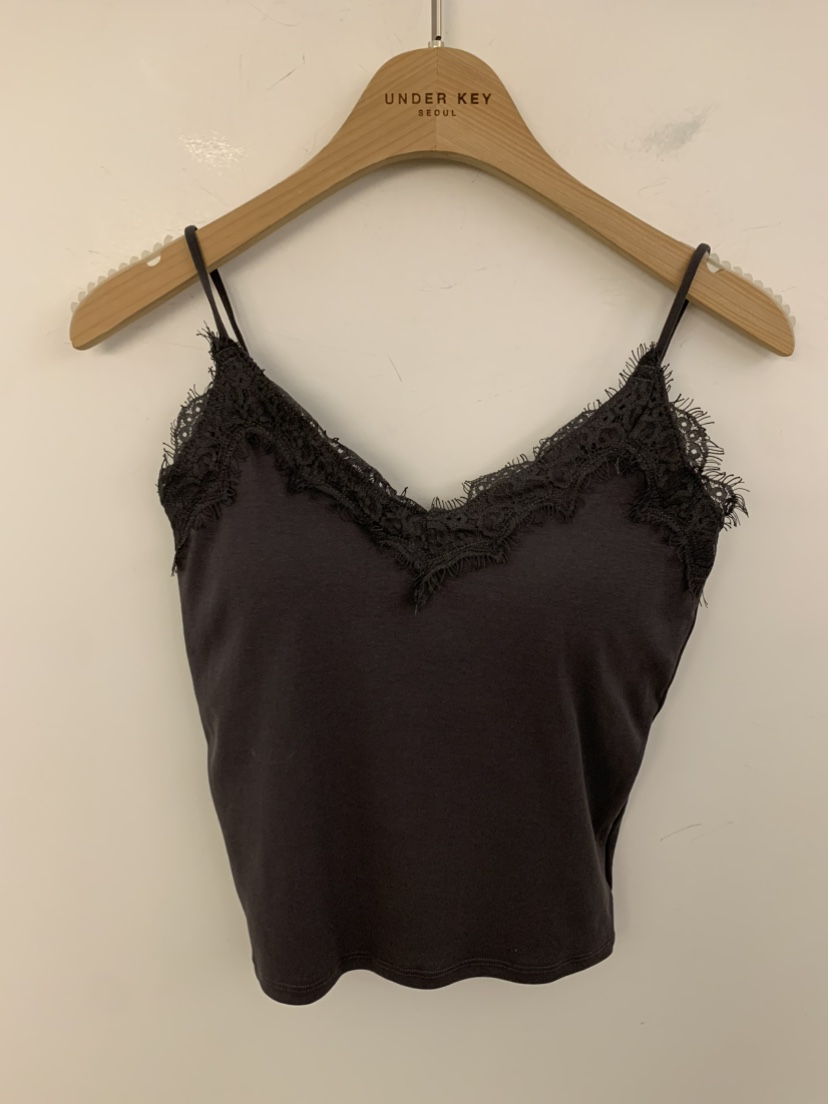 UNDER KEY㊣東大門實拍女裝新款熱賣人氣時尚職業吊帶背心UNDER KEY吊帶/背心圖色3墨色
