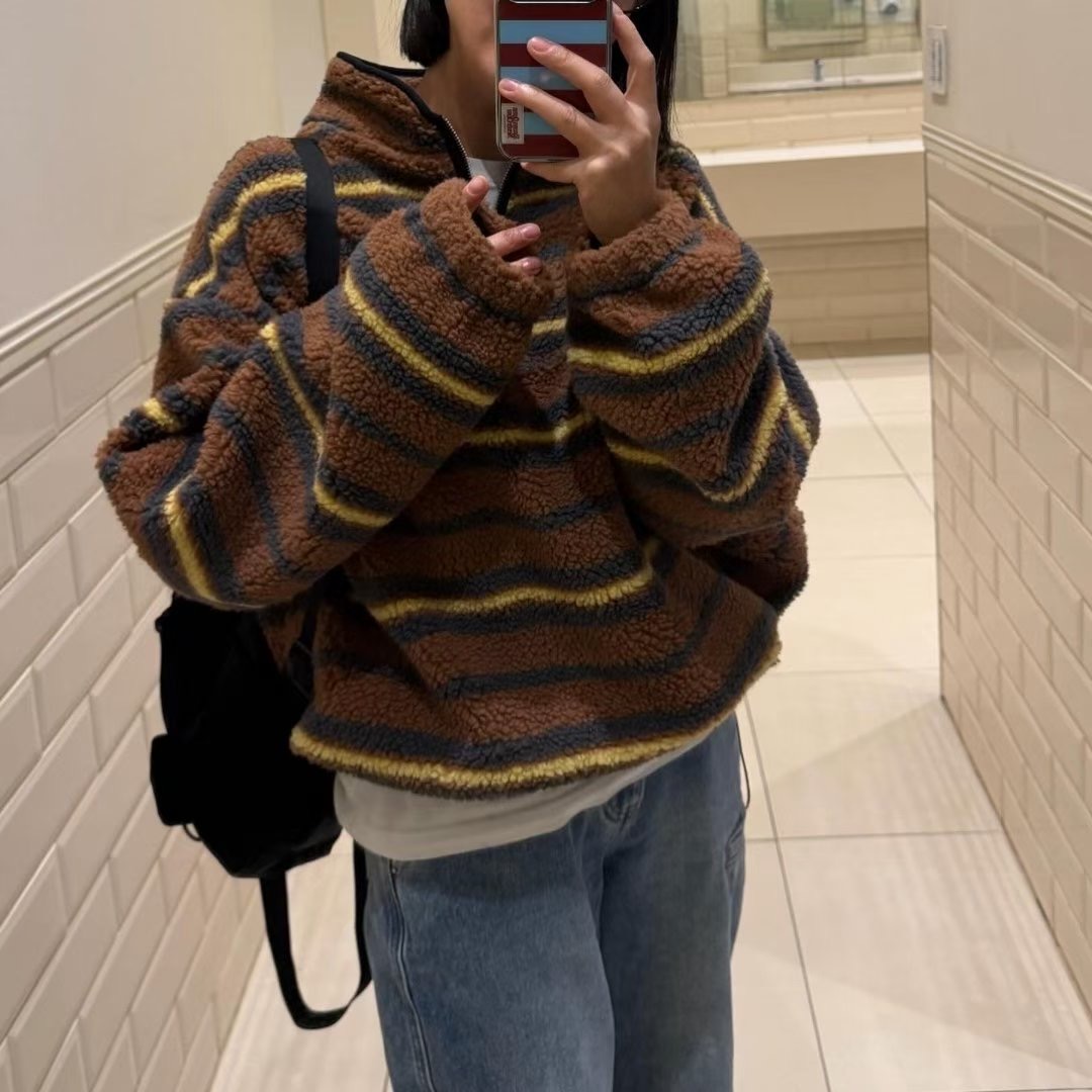 HONESTY-허니스티-T㊣東大門代購女裝新款人氣推薦衛衣拉鏈HONESTY衛衣圖色1