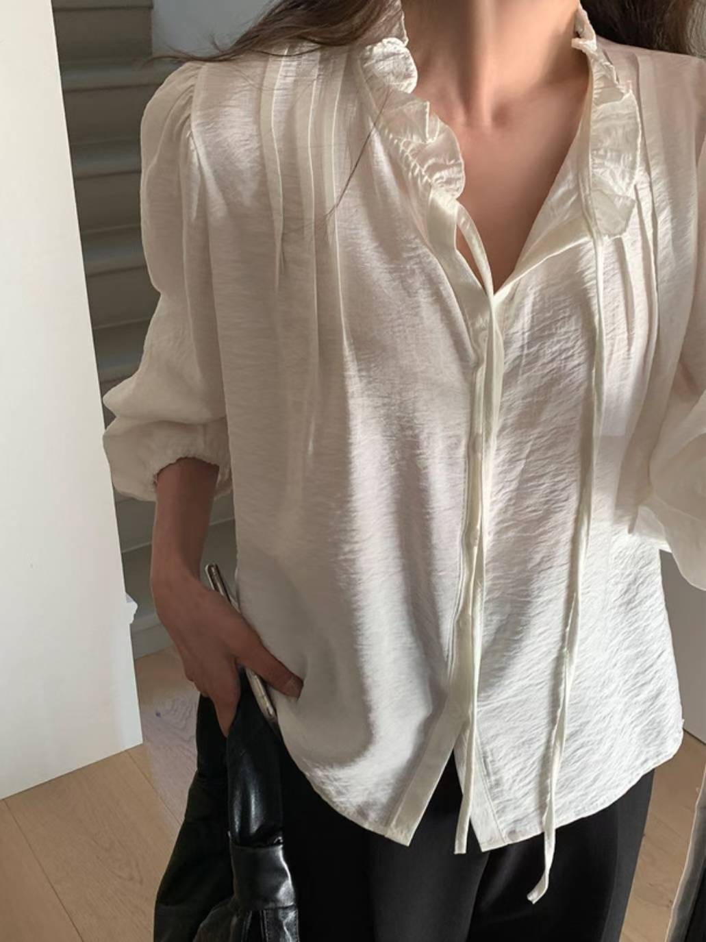 HONESTY-허니스티-T㊣東大門代購女士新品真品襯衫蕾絲衫HONESTY襯衫/蕾絲衫圖色1