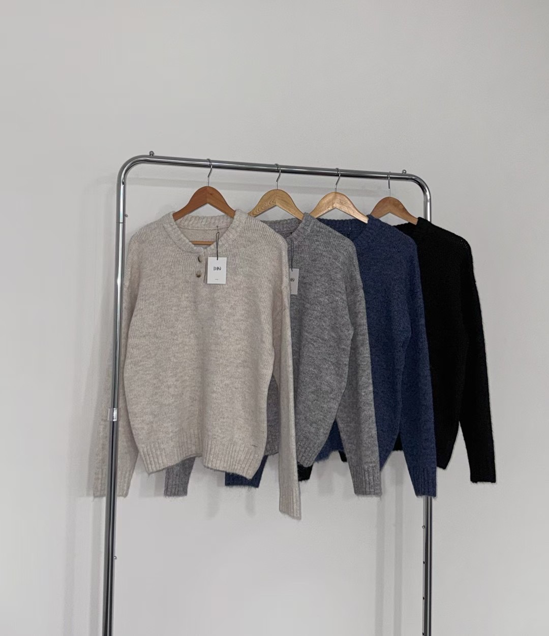 DINO韓國代購㊣女裝新品真品推薦人氣時尚職業熱賣休閑針織衫DINO針織衫圖色3左三色