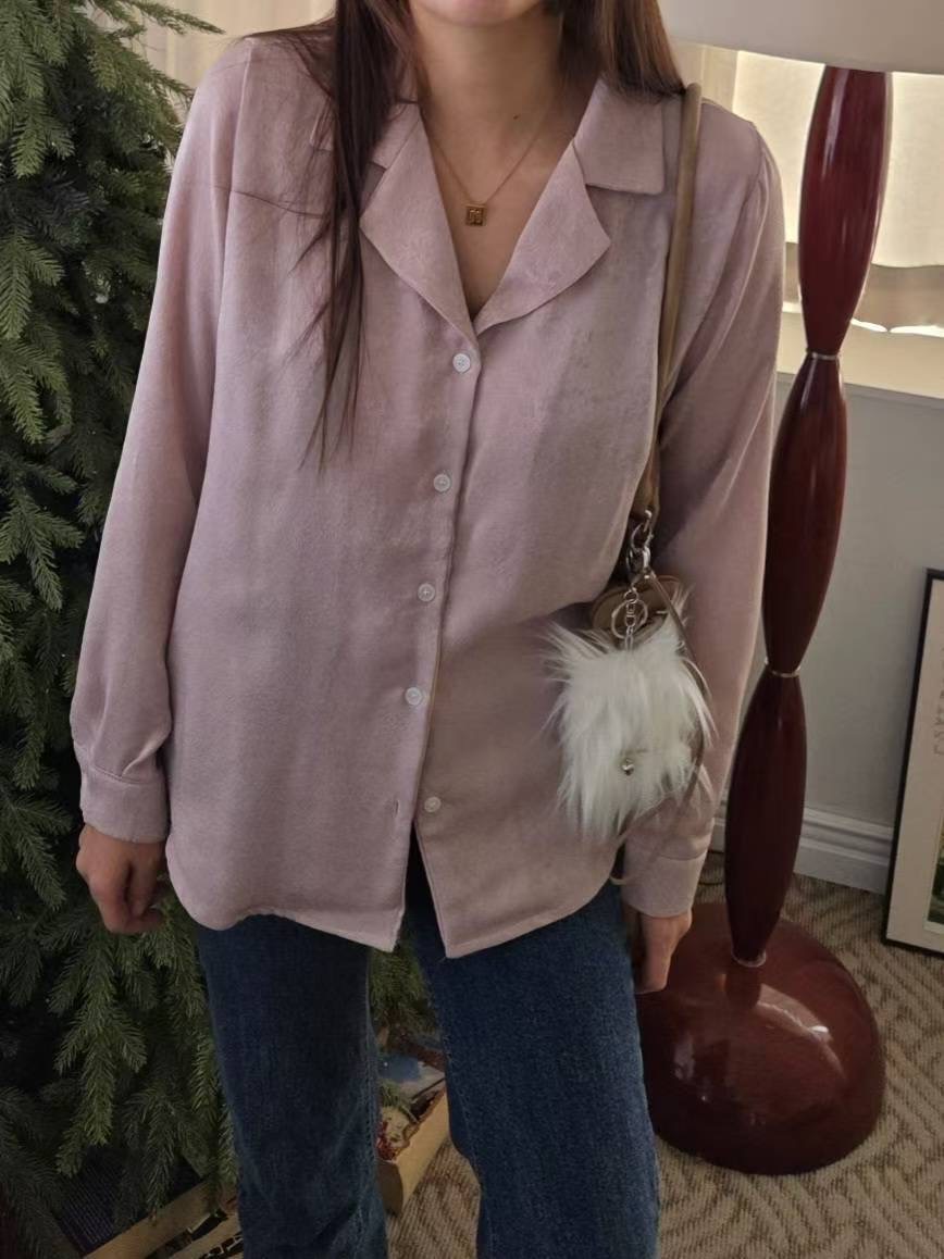 HONESTY-허니스티-T㊣東大門實拍女裝新品26春夏襯衫蕾絲衫HONESTY襯衫/蕾絲衫